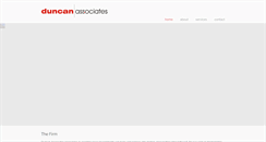 Desktop Screenshot of duncanassociates.com