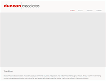 Tablet Screenshot of duncanassociates.com